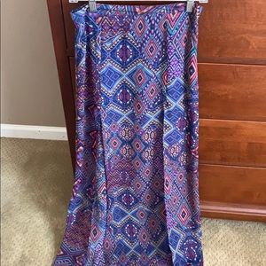 Tribal maxi skirt